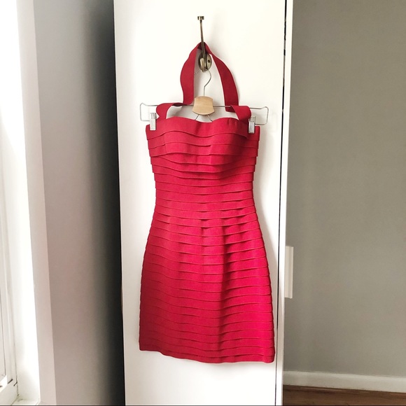 Sherri Hill Dresses & Skirts - Sherri Hill Bandage halter bodycon dress 589A